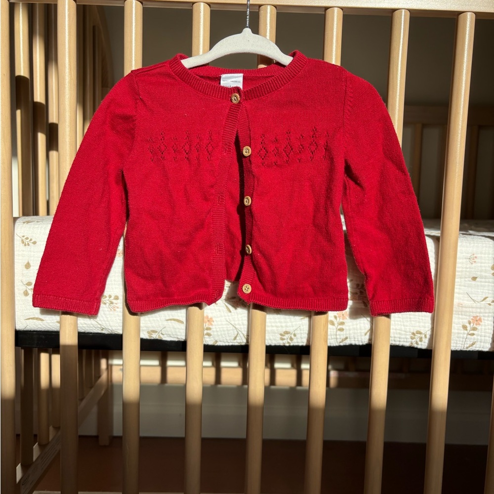 Carter's Vibrant Red Kids Sweater